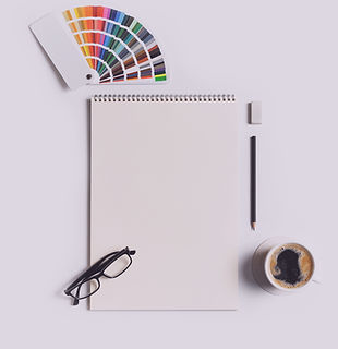 Image of a desk setting