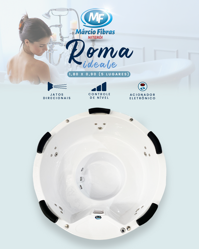 Banheira Spa Roma