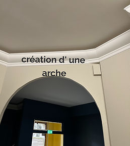 pose de gorge + peinture