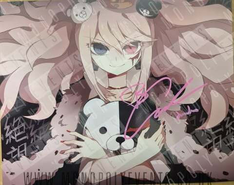 Bennet Abara Signed Danganronpa Pink Hair 8x10” Print