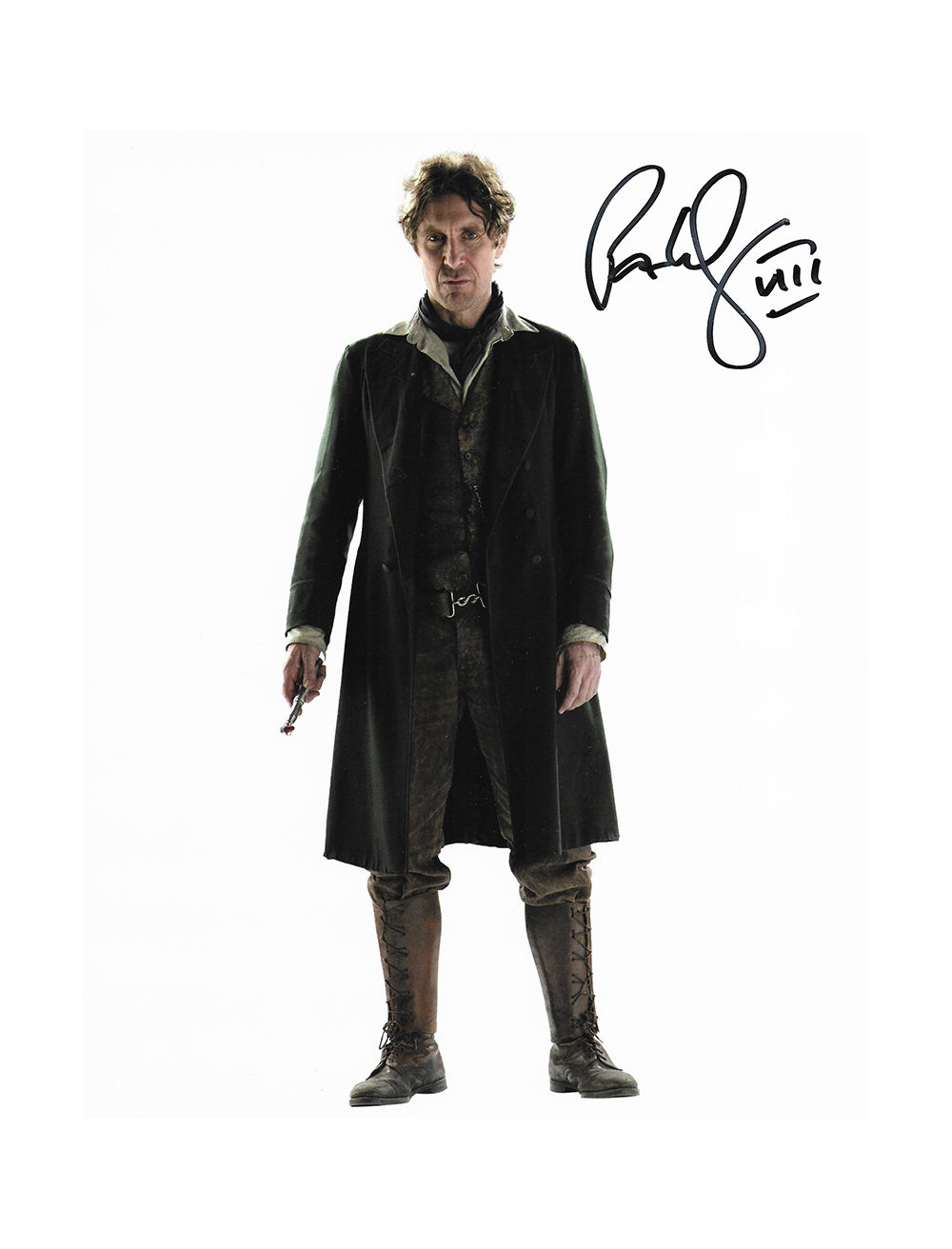 8x10 Doctor Who 8th Doctor Print Signed by Paul McGann