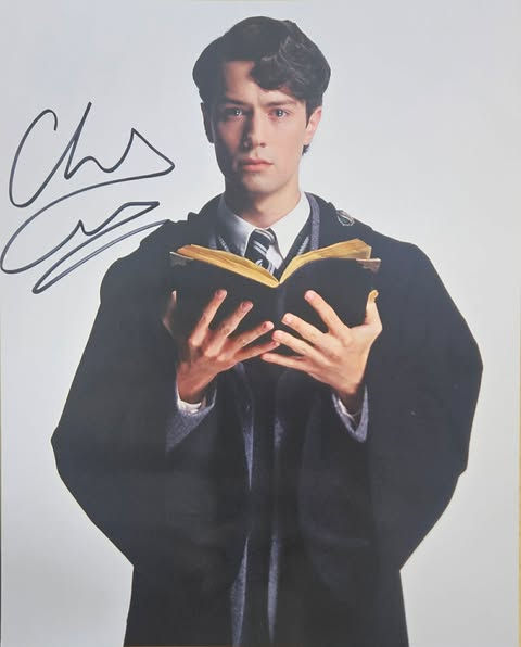 Christian Coulson Signed Harry Potter Promo Book 8x10” Print