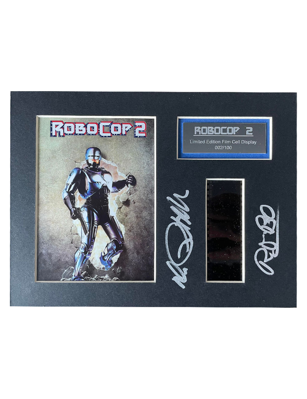 Robocop 2 Film Cells Signed by Peter Weller