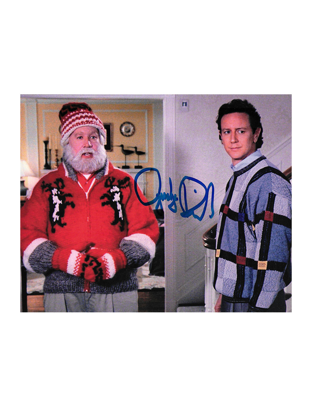 10x8 The Santa Clause Print Signed by Judge Reinhold