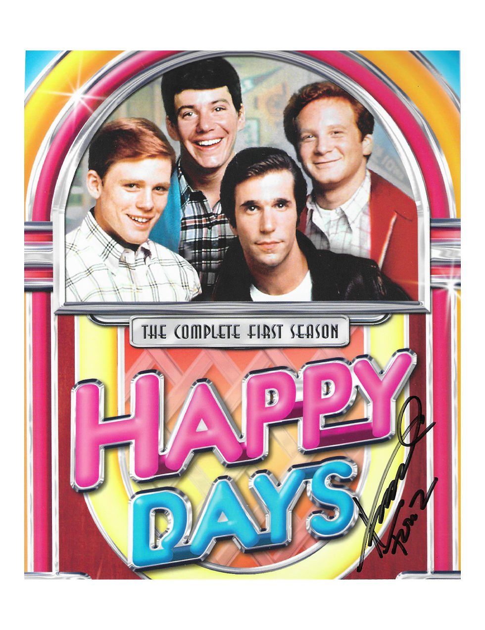 Thumbnail: Collection of 8x10 Fonzie Prints With Different Quotes Signed By Henry Winkler