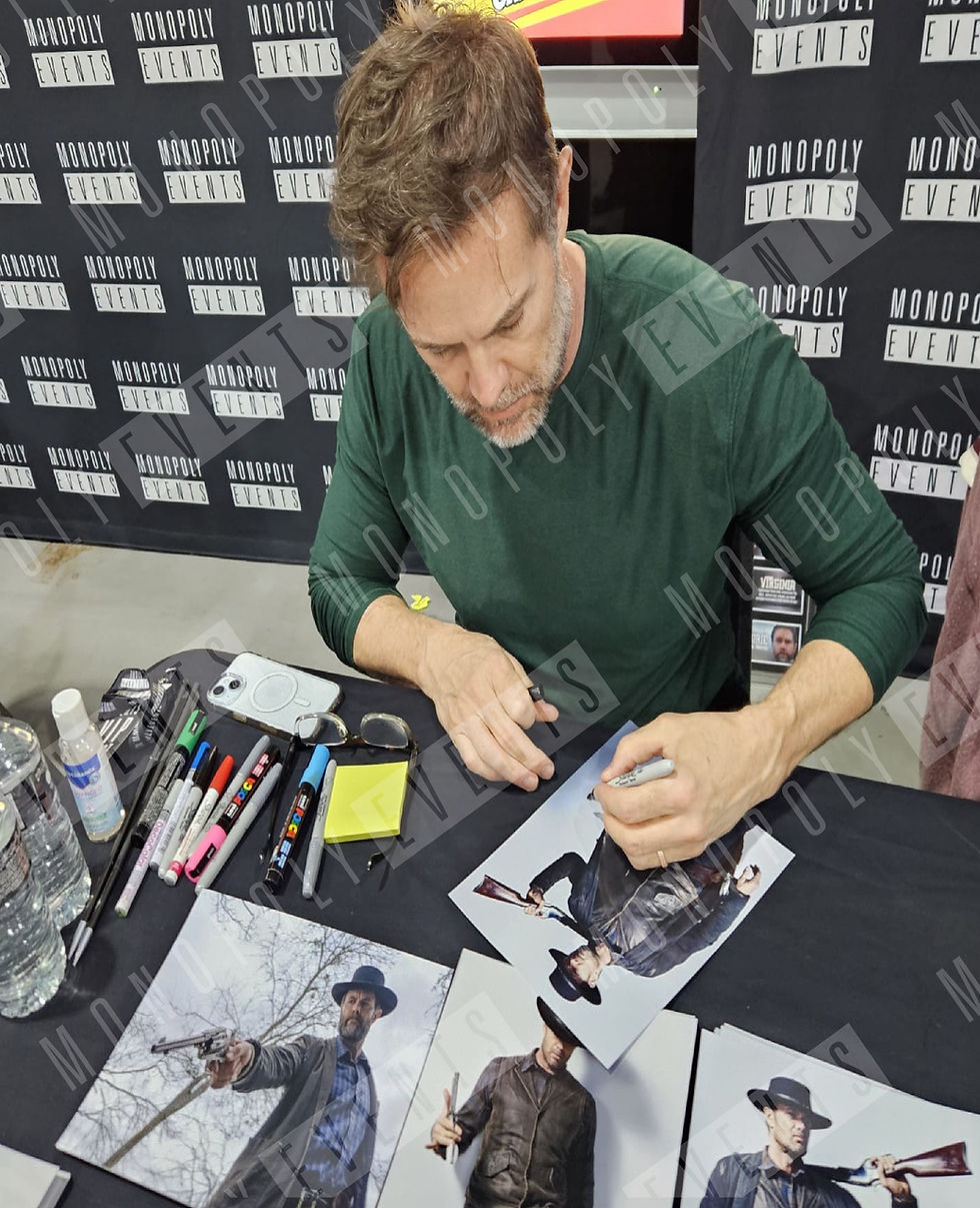 Thumbnail: 8x10" Burt Armed Raising Hope Print Signed by Garret Dillahunt