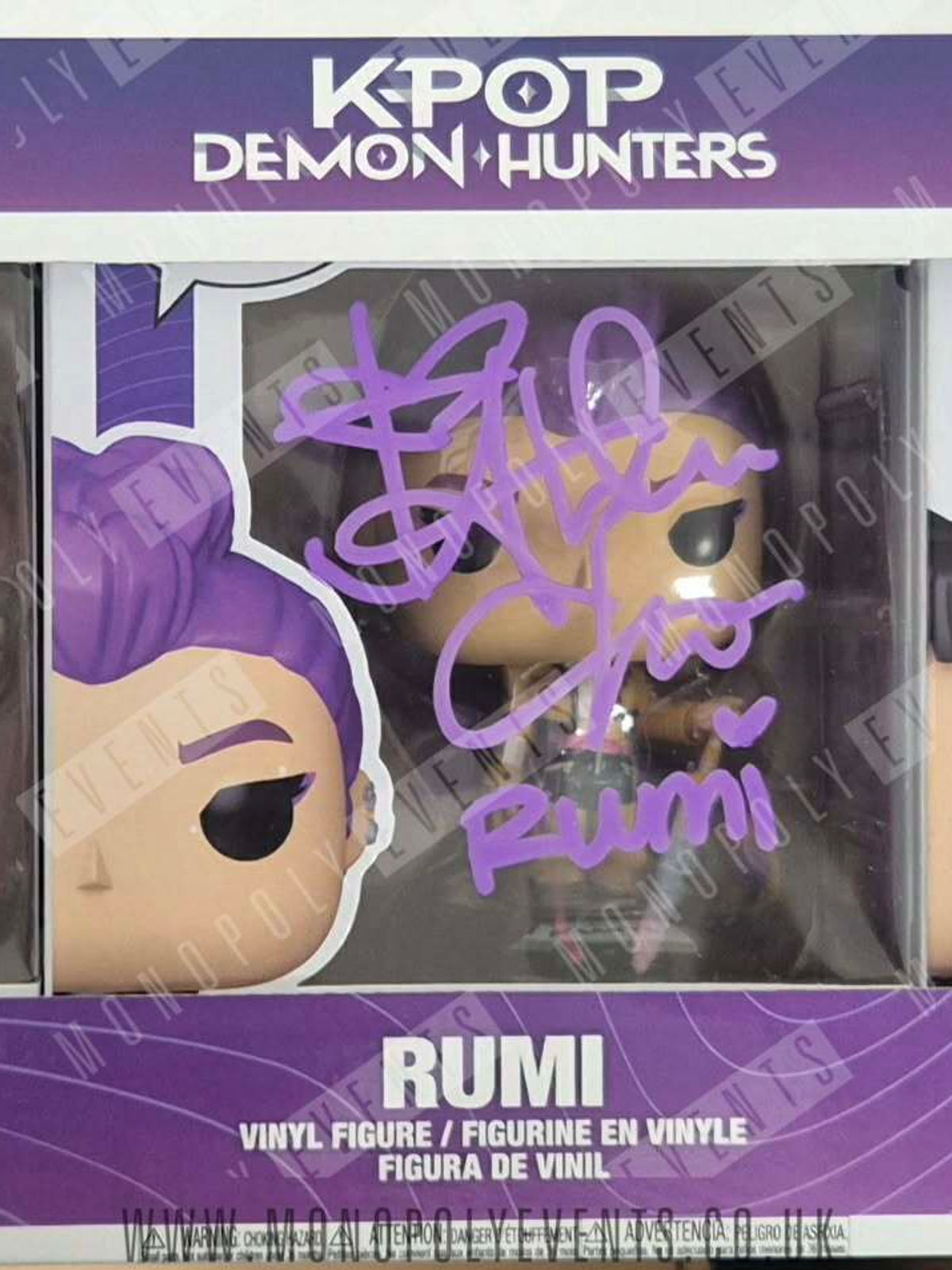 Arden Cho Signed Funko Triple Pack