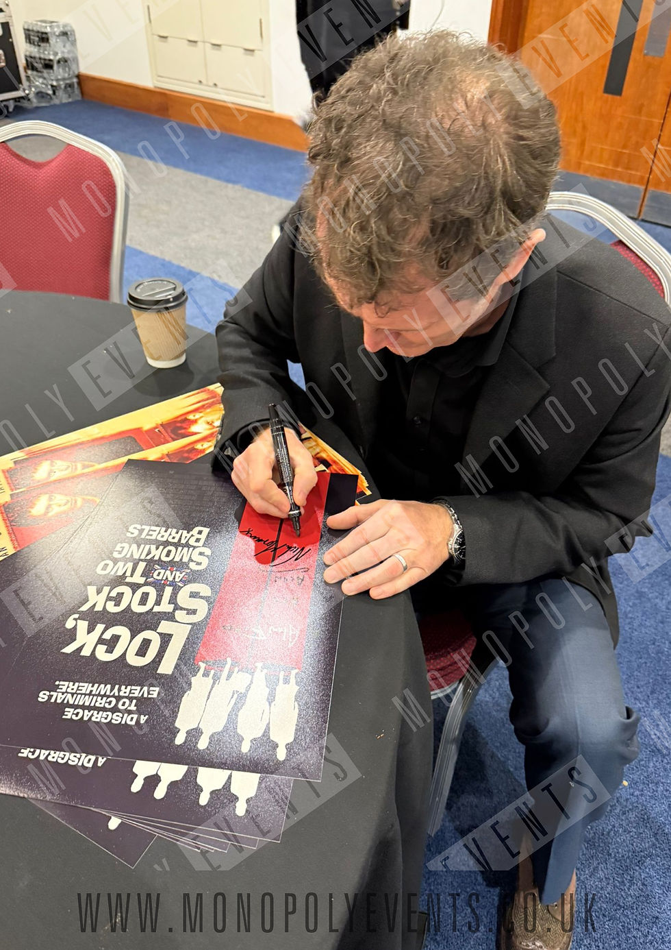 Thumbnail: 6 Cast Signed Lock, Stock and Two Smoking Barrels 12x16" Print