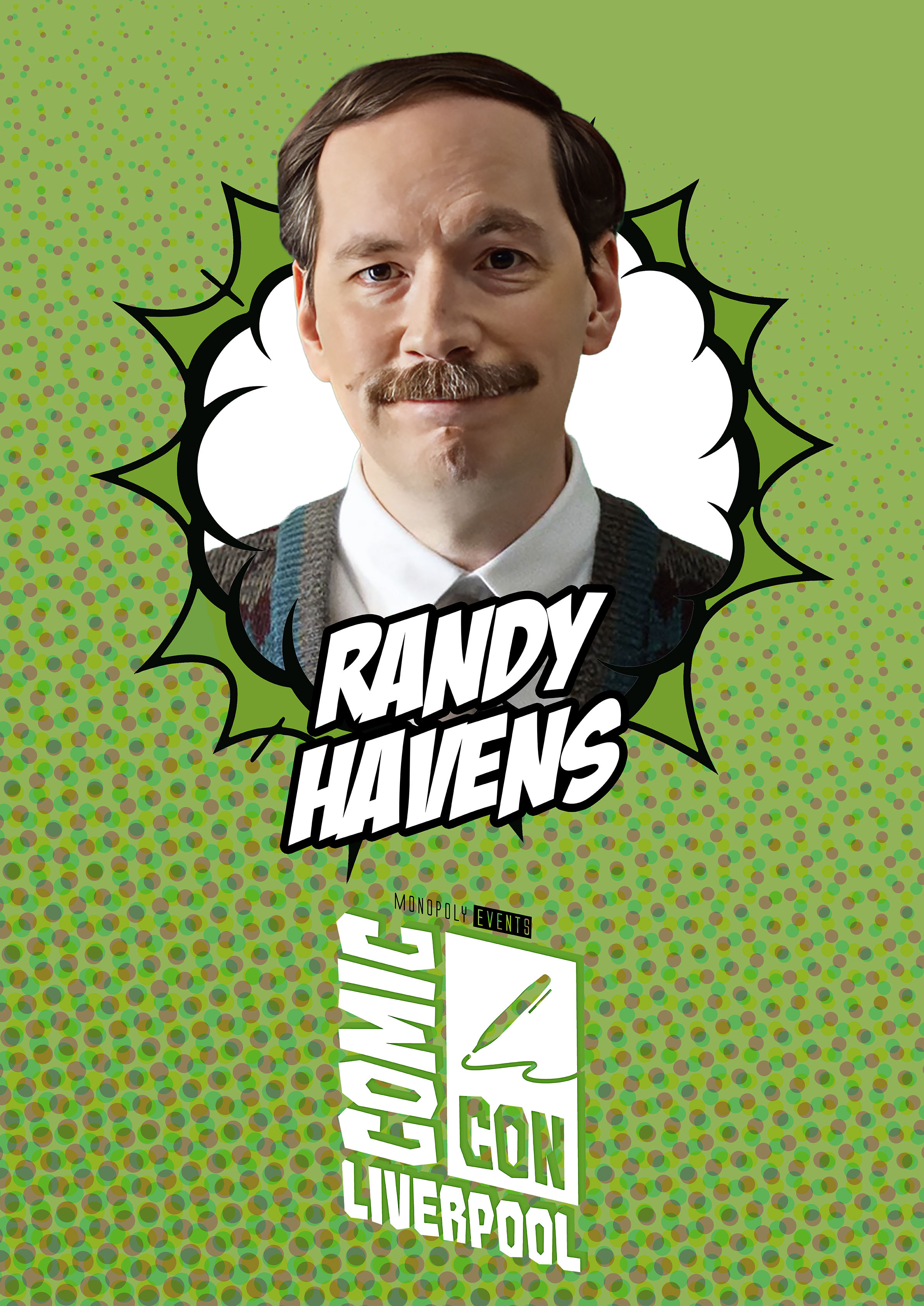 Randy Havens Signed Comic Con Liverpool A0 Poster