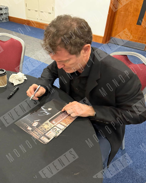 Thumbnail: 8x10" Lock, Stock and Two Smoking Barrels Posing Print Signed by Nick Moran