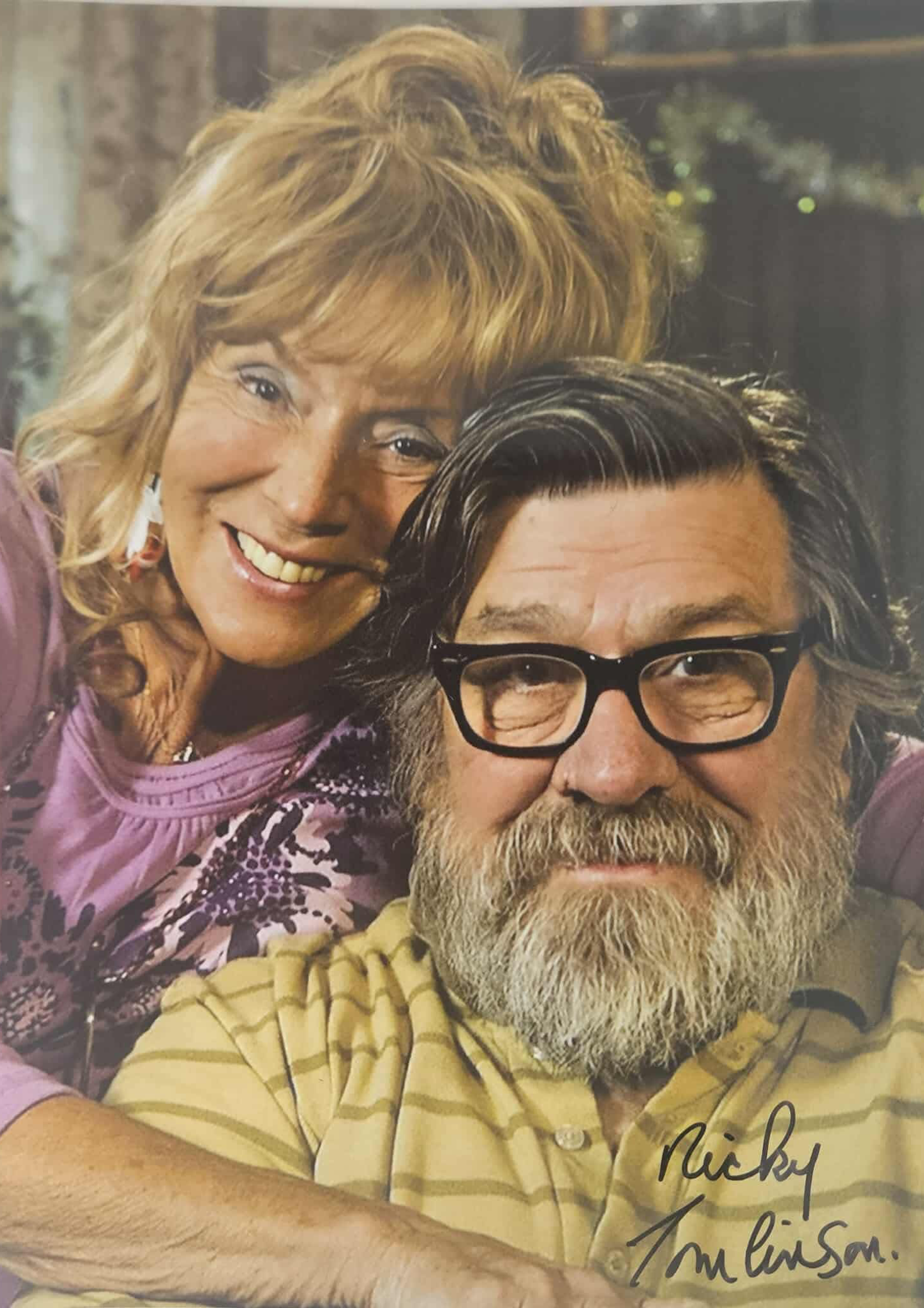 8x10" Jim The Royle Family Print Signed by Ricky Tomlinson
