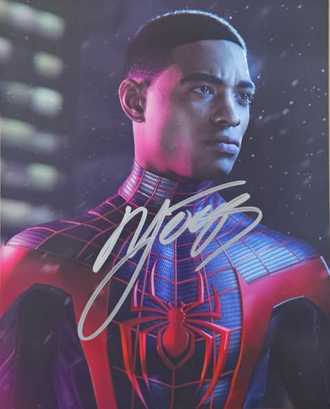 8x10" Spider-Man Maskless Print Signed by Nadij Jeter Central Auto