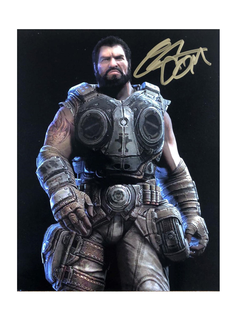 8x10" Gears of War Print Signed by Carlos Ferro