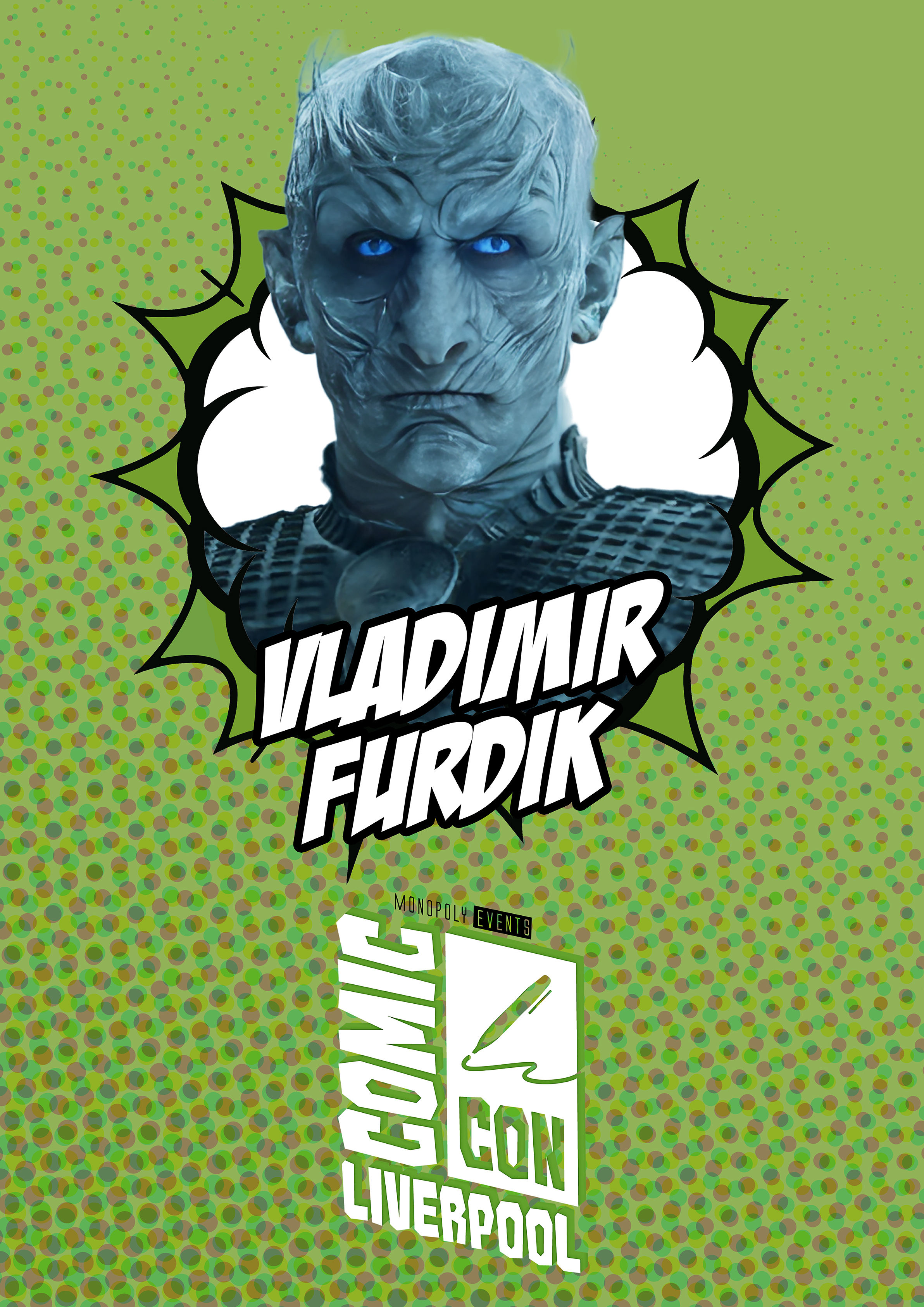 Vladimir Furdik Signed Comic Con Liverpool A0 Poster