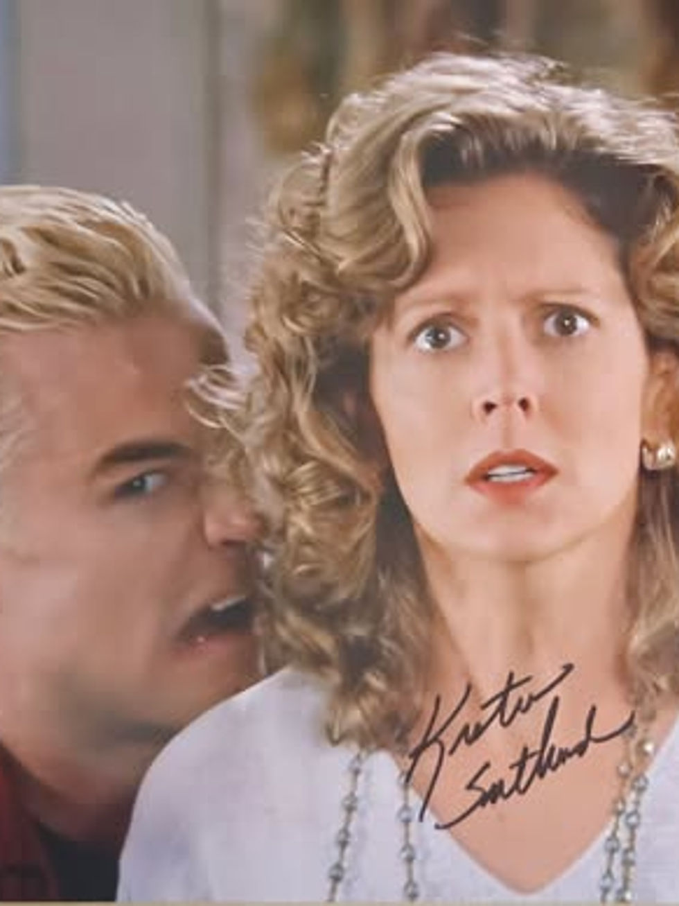 Thumbnail: Kristine Sutherland Signed Buffy the Vampire Slayer with Spike 10x8” Print