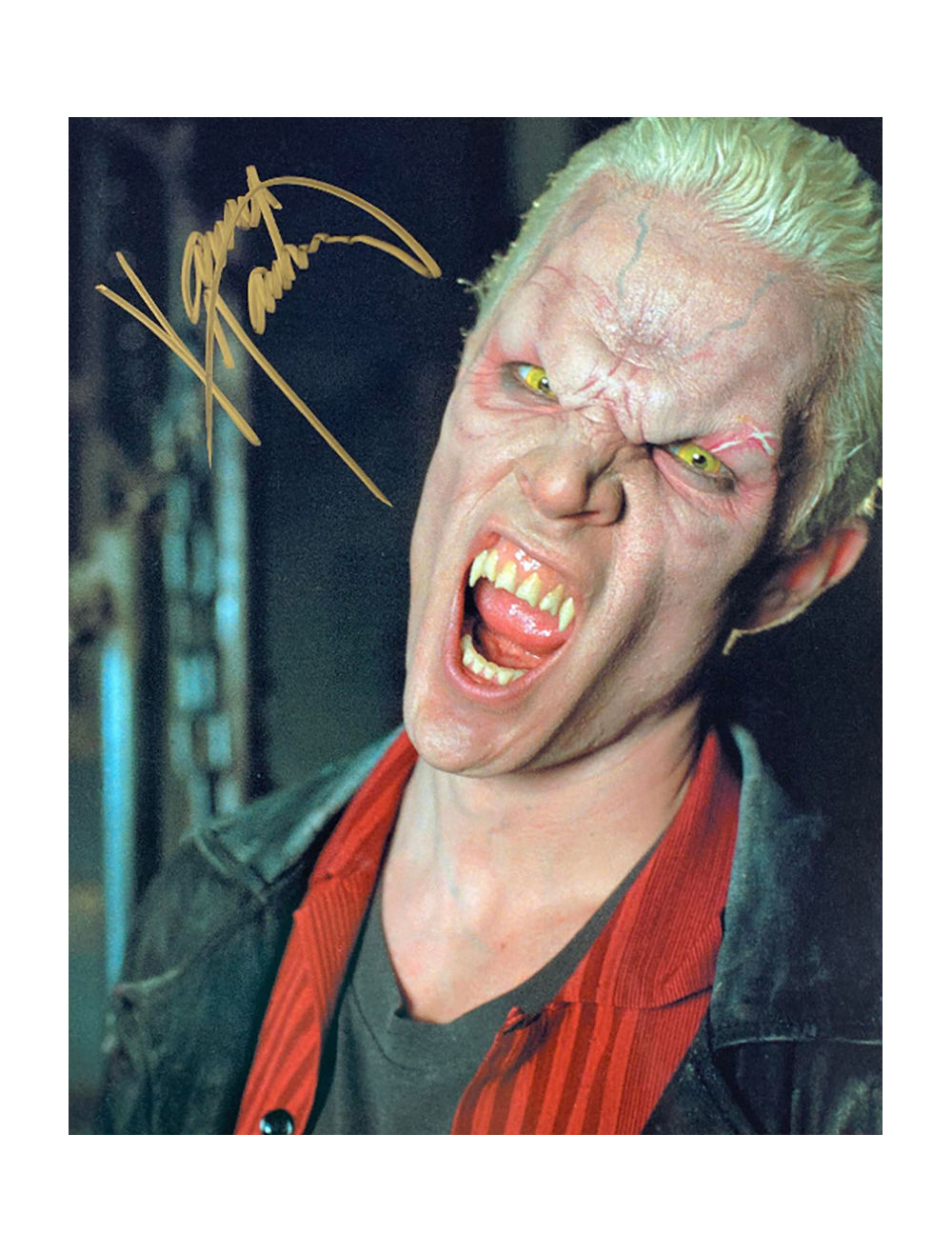 8x10" Buffy the Vampire Slayer Print Signed in Gold by James Marsters