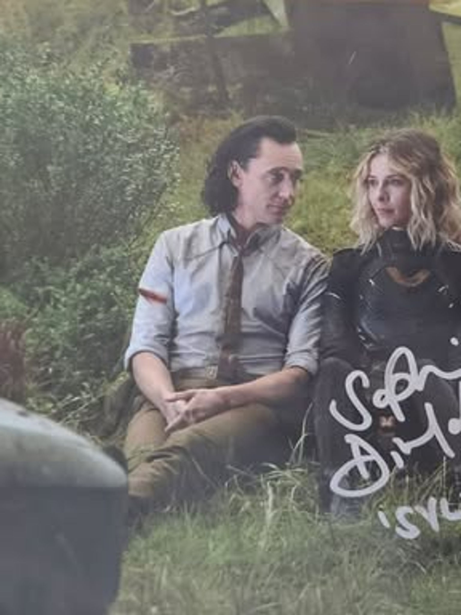 10x8" Loki Sat in The Grass Print Signed by Sophia Di Martino