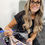 Thumbnail: 8x10 Official WWE Print Signed by Trish Stratus With WWE Holo Sticker