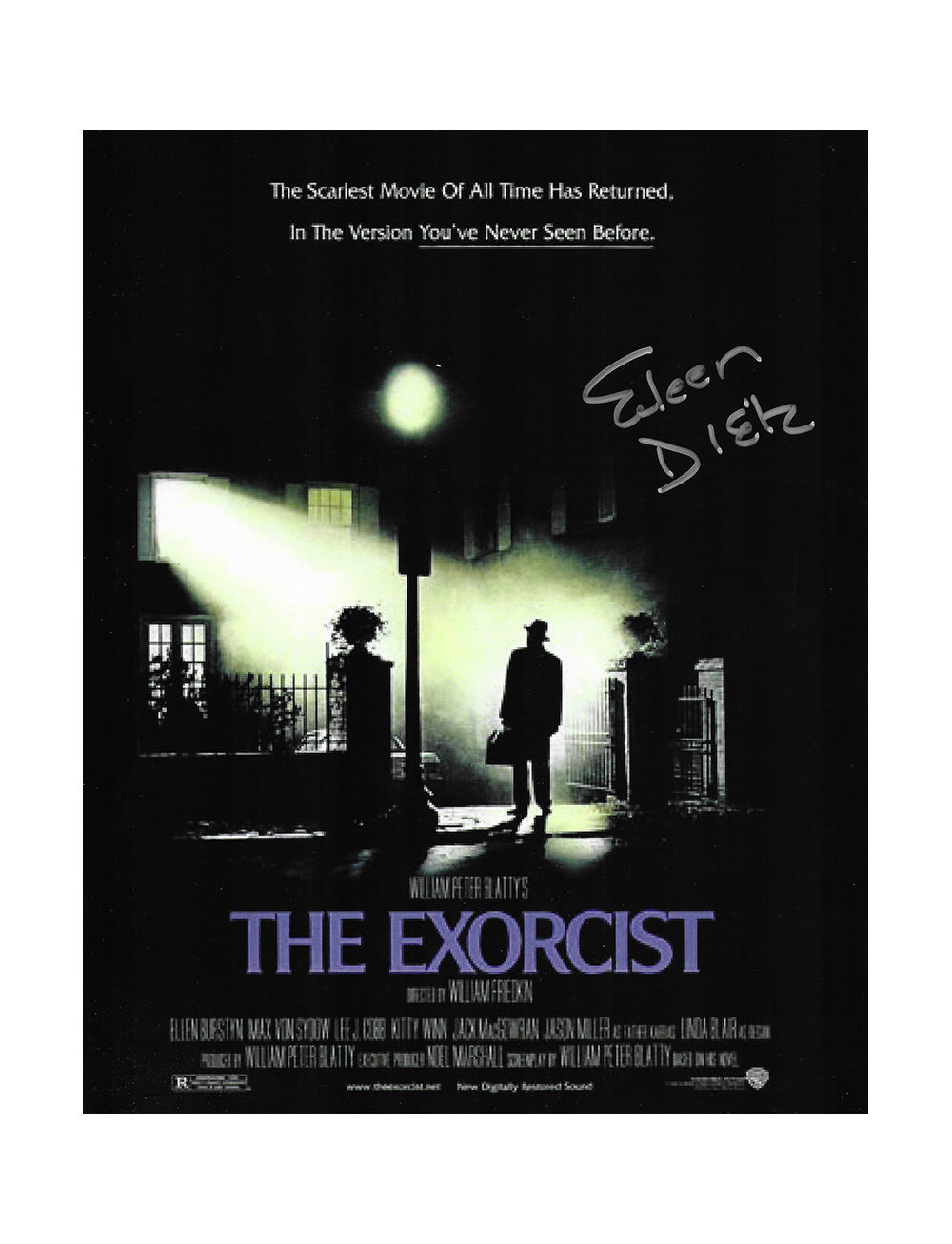 8x10 The Exorcist Print Signed by Eileen Dietz