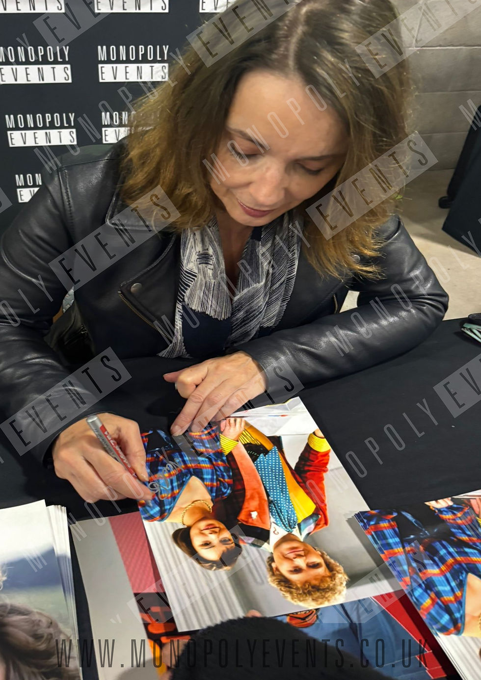 Thumbnail: 8x10” Doctor Who Duo Print Signed by Nicola Bryant