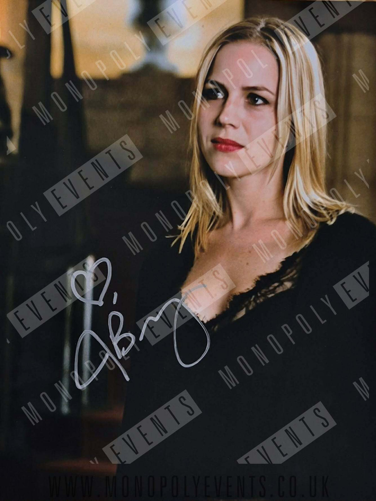 Julie Benz Signed Angel Close Up 8x10" Print