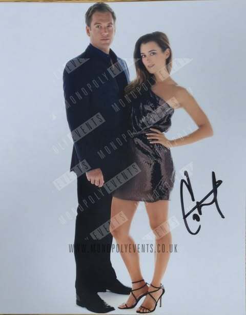Cote De Pablo Signed NCIS Test Shot Fancy 8x10" Print