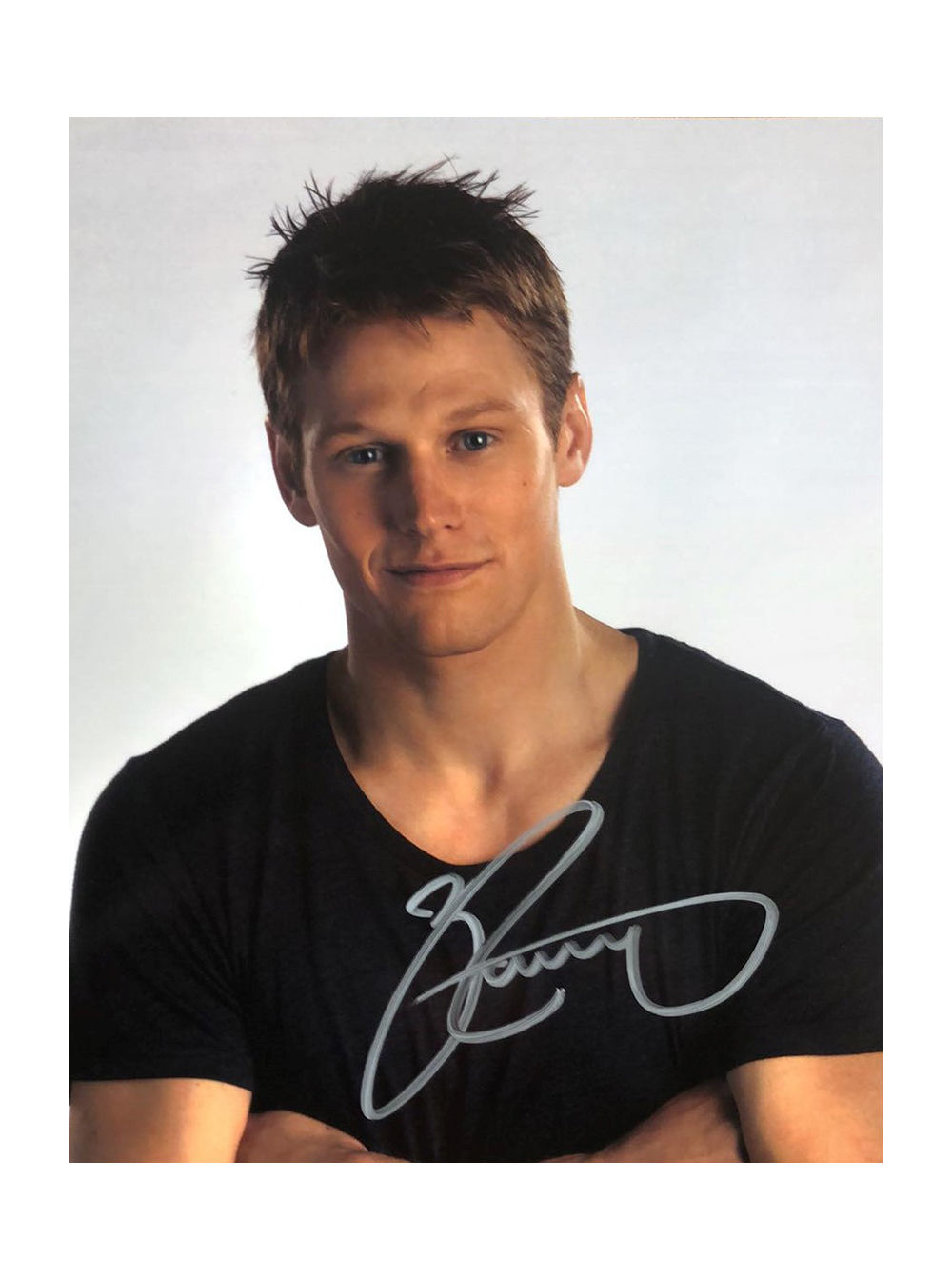 8x10" The Vampire Diaries Print Signed by Zach Roerig