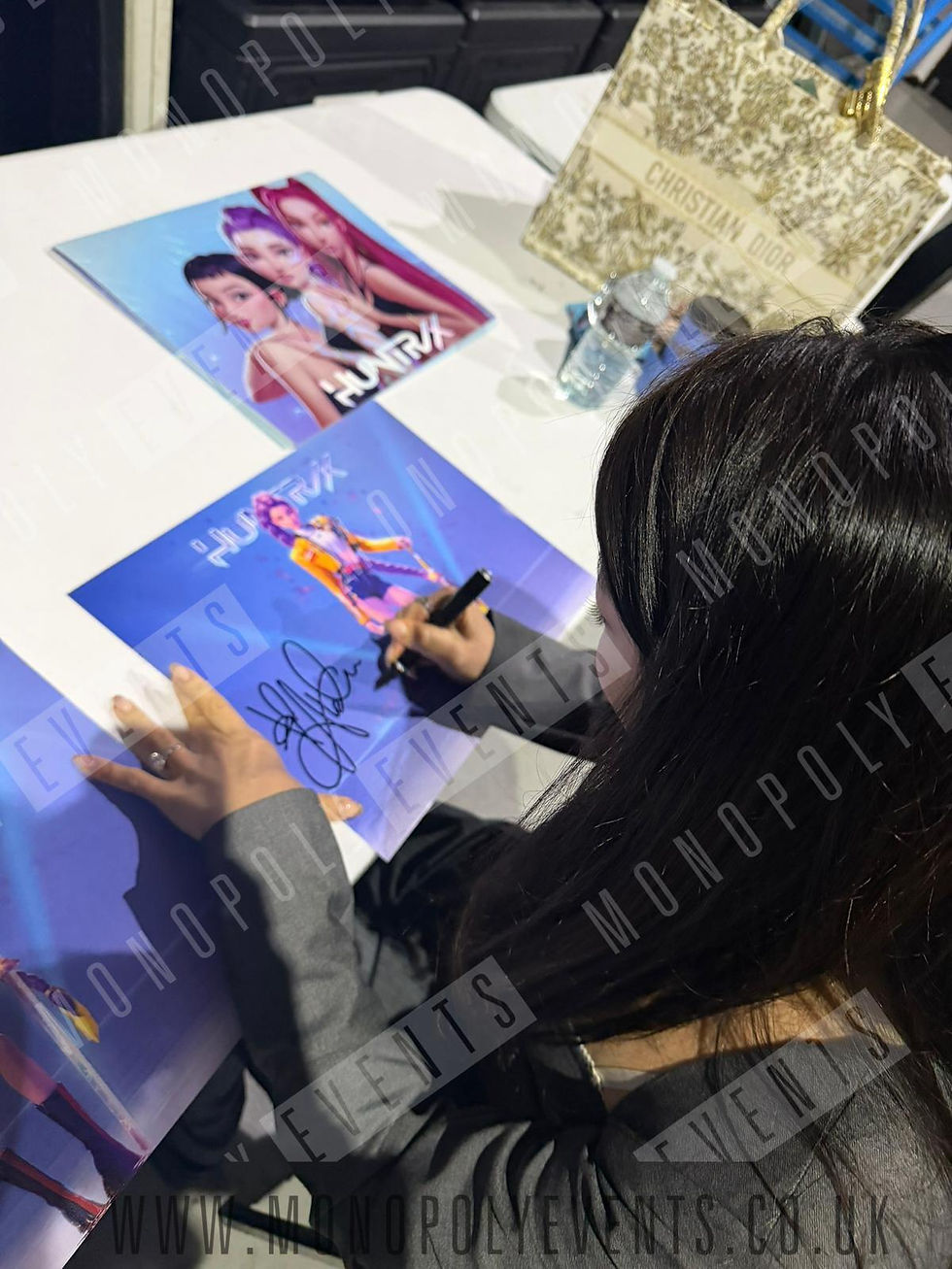 Thumbnail: Arden Cho Signed K-Pop Demon Hunters Solo 12x16” Print