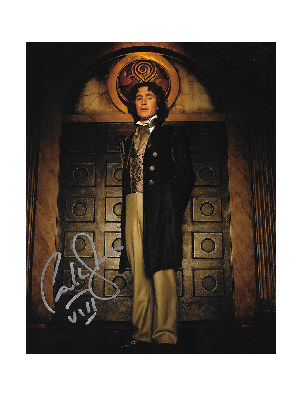 8x10 Doctor Who 8th Doctor Print Signed by Paul McGann