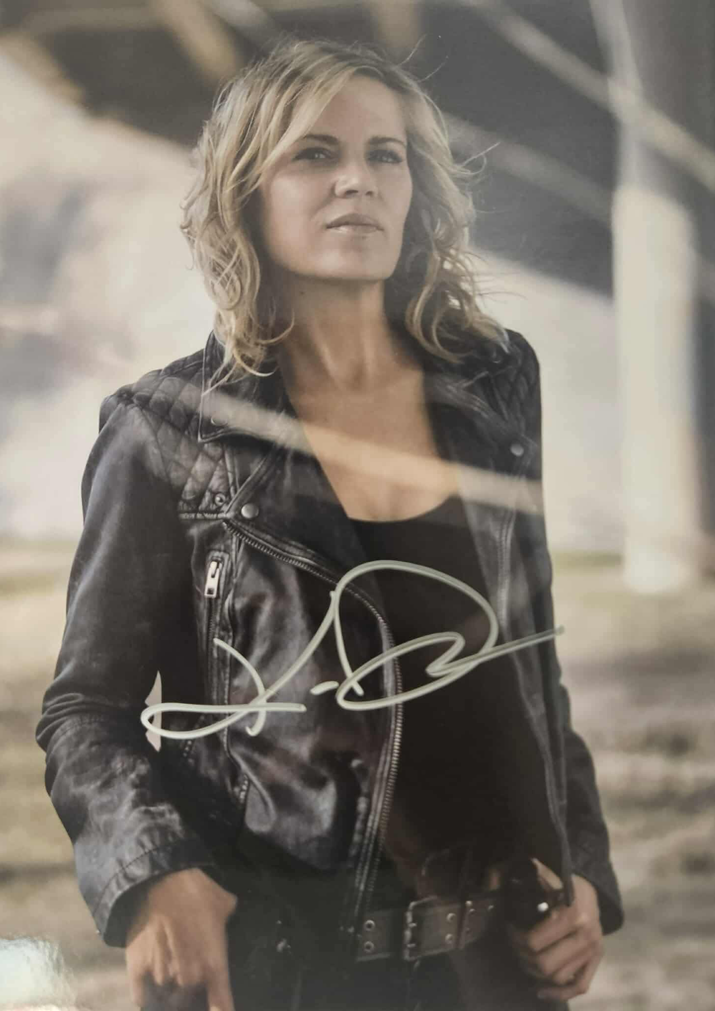 8x10" Madison Hands on Belt The Walking Dead Print Signed by Kim Dickens