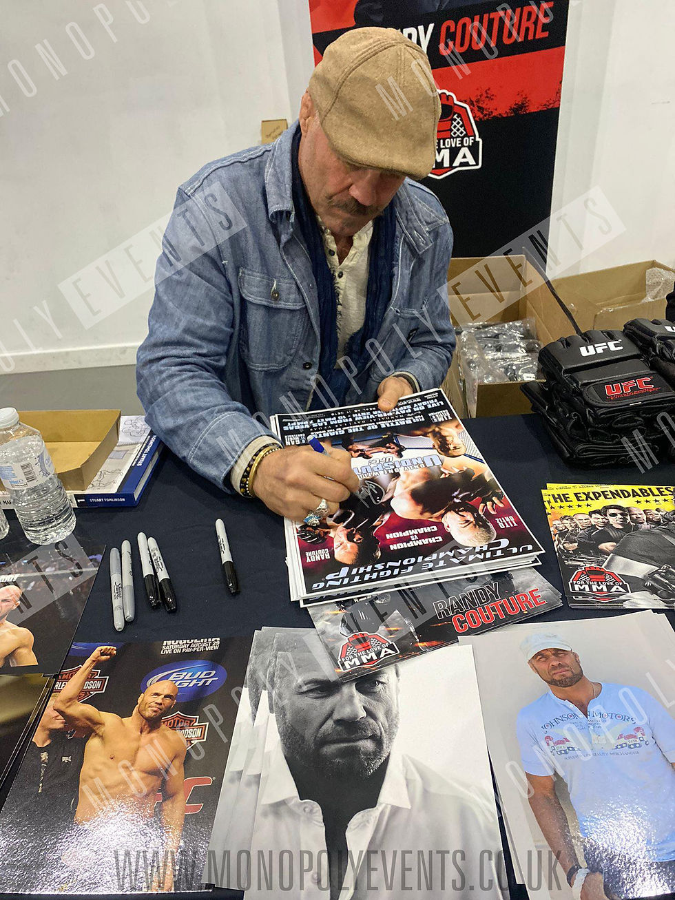 Thumbnail: A3 MMA / UFC Undisputed Poster Signed by Tito Ortiz and Randy Couture