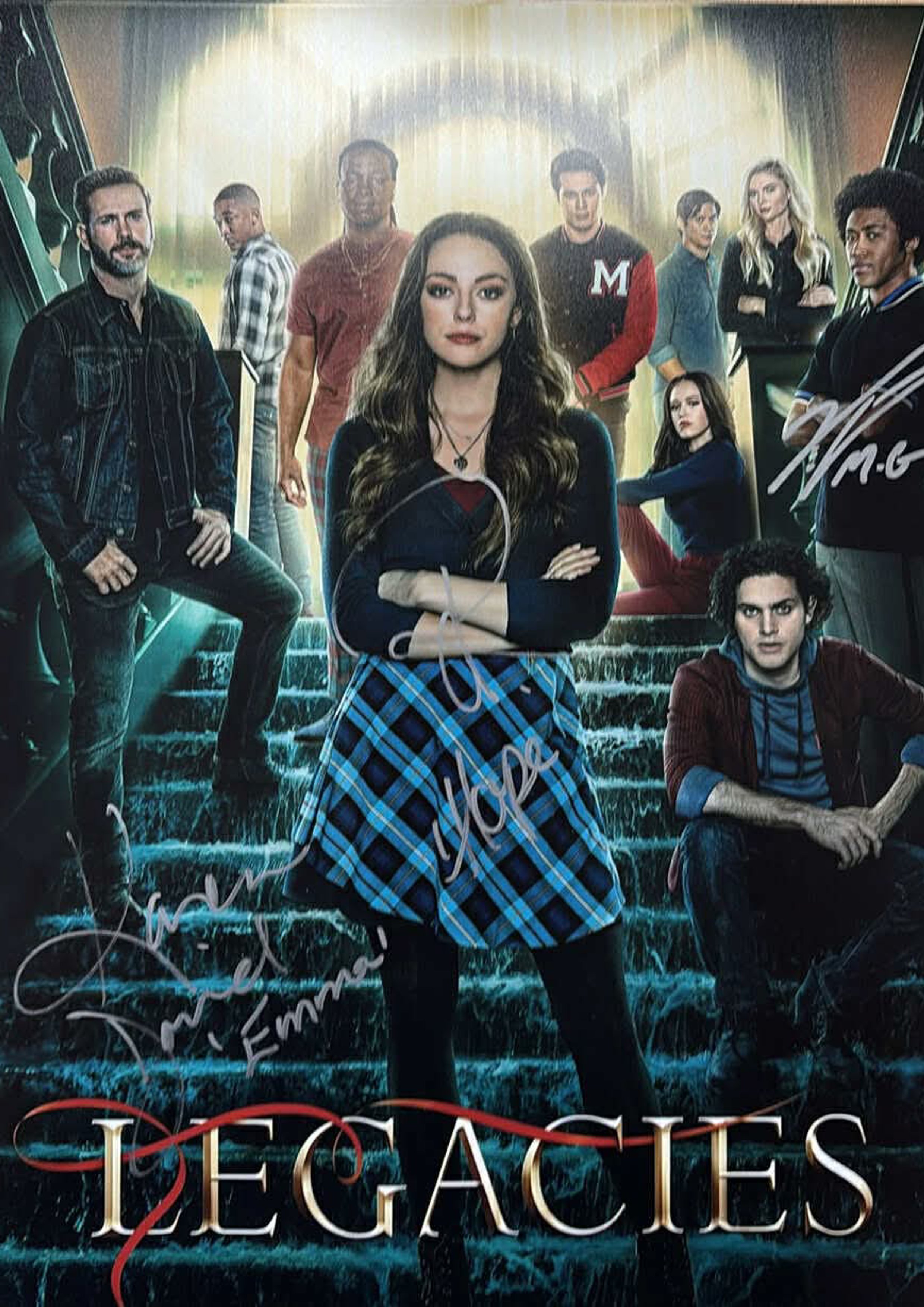 12x16” Legacies Logo Print Signed by Russell, Fouse, & David