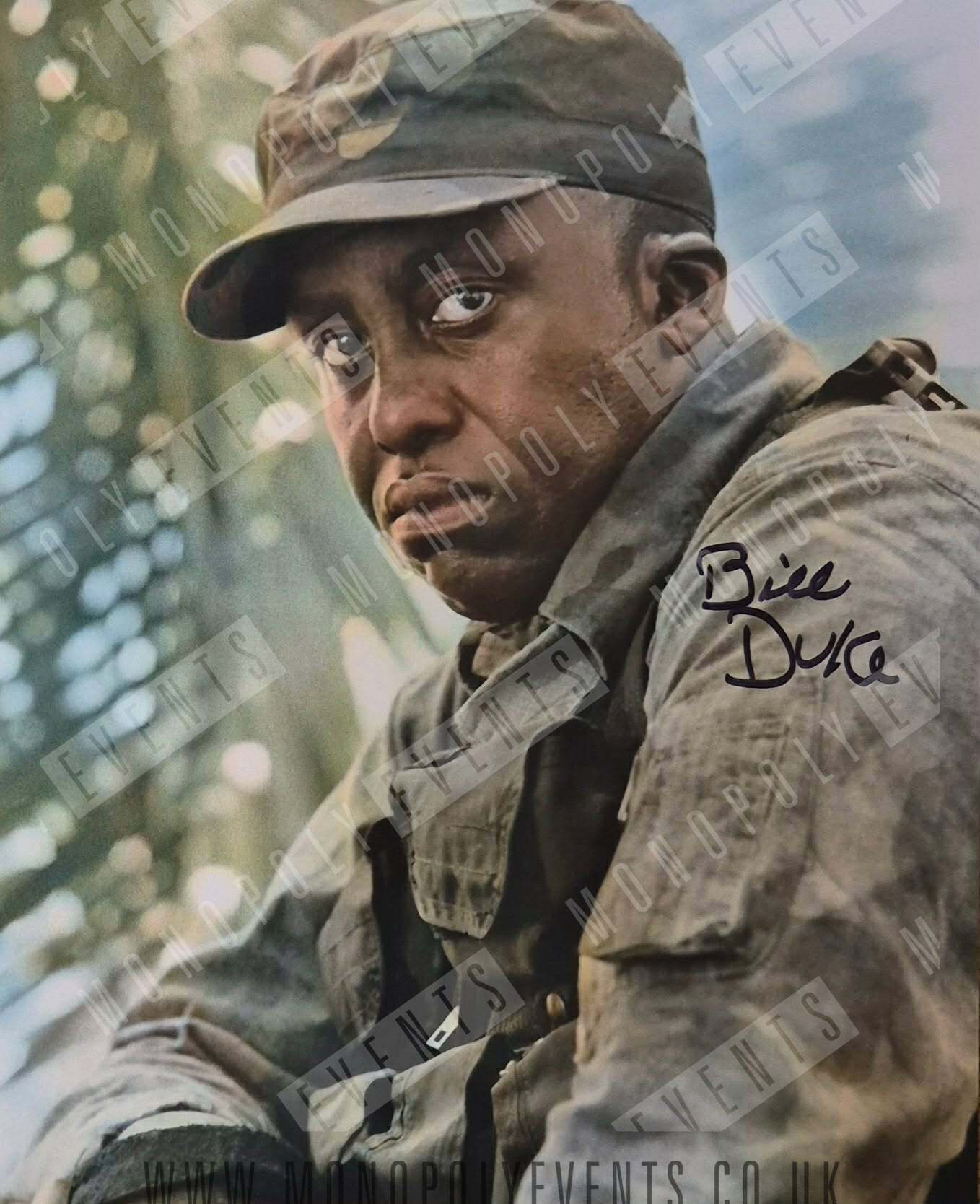 Bill Duke Signed Predator 8x10" Print Central Right