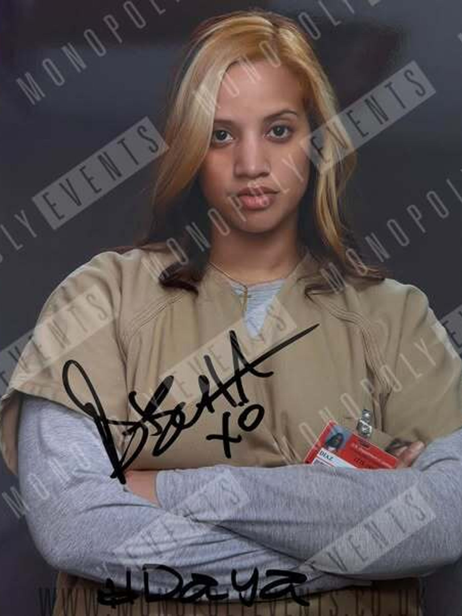 Dascha Polance Signed Orange is the New Black 8x10” Print