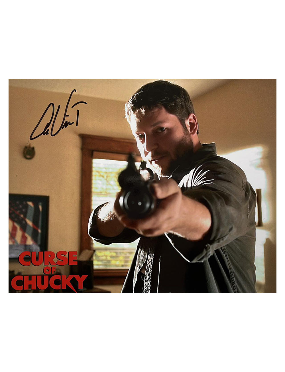 10x8" Andy with Shotgun Child's Play Print Signed by Alex Vincent