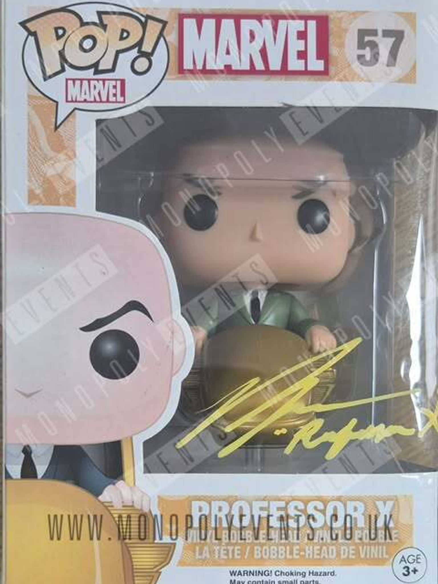 Ross Marquand Signed Funko #57 Marvel Professor X