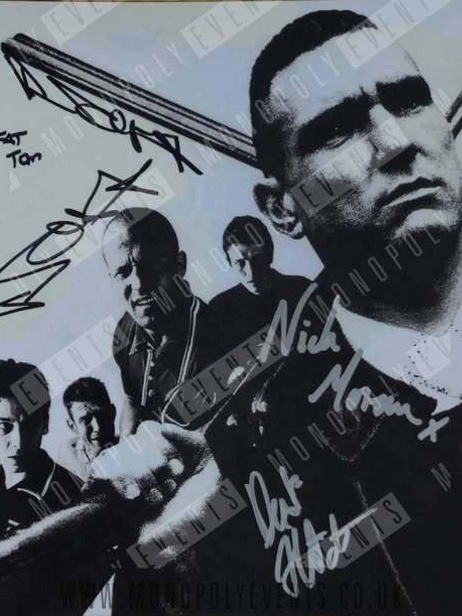 Triple Signed Lock, Stock and Two Smoking Barrels 8x10" Print 4
