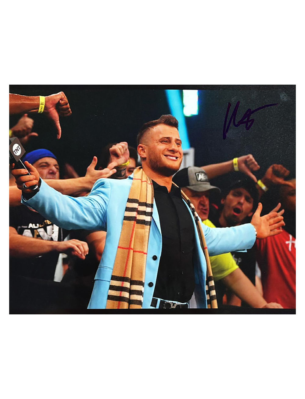 10x8 Print Signed by Wrestling Superstar MJF