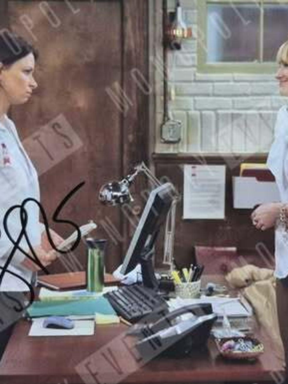Thumbnail: Mary Lyn Rajskub Signed 2 Broke Girls Face Off 10x8” Print