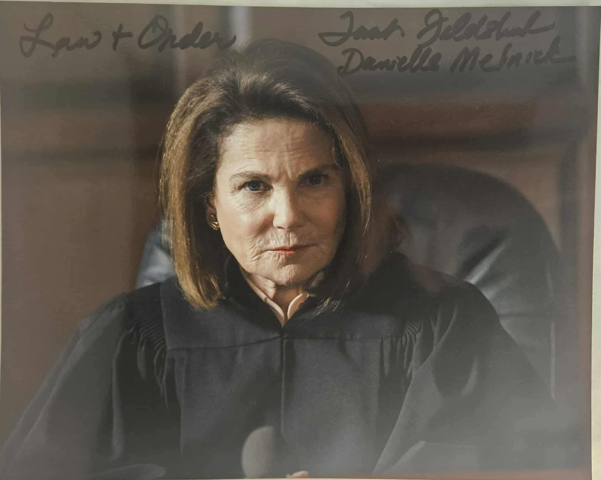 10x8" Danielle Judge Law& Order Signed in Black by Tovah Feldshuh