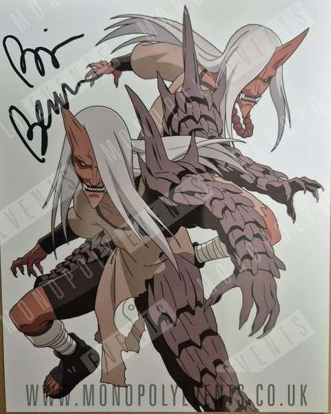 Brian Beacock Signed Naruto:Shippuden 8x10” Print