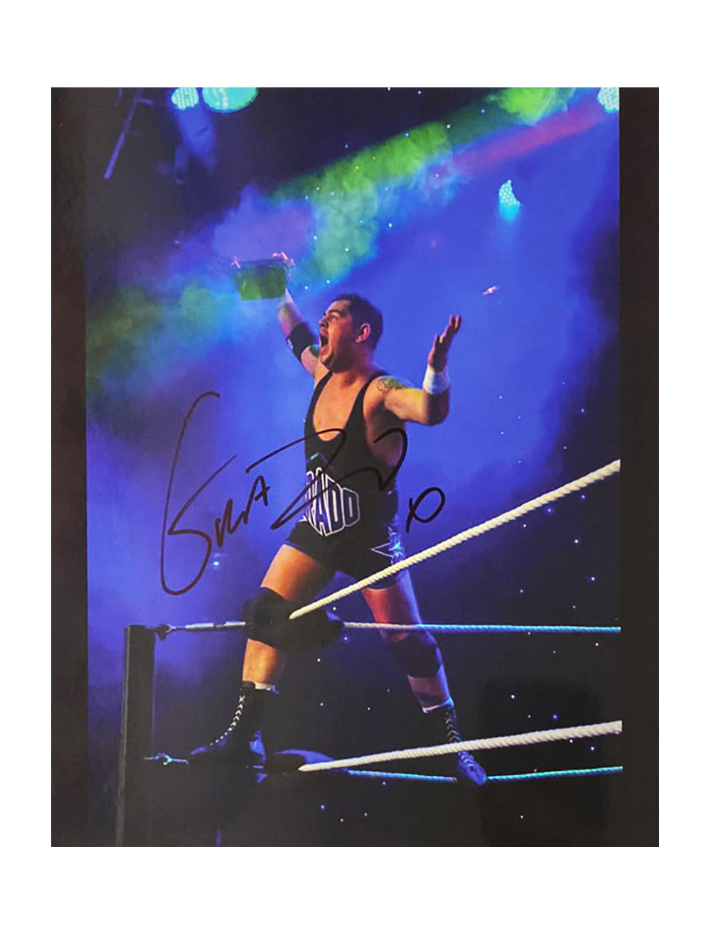 8x10 Print Signed by Wrestling Superstar Grado