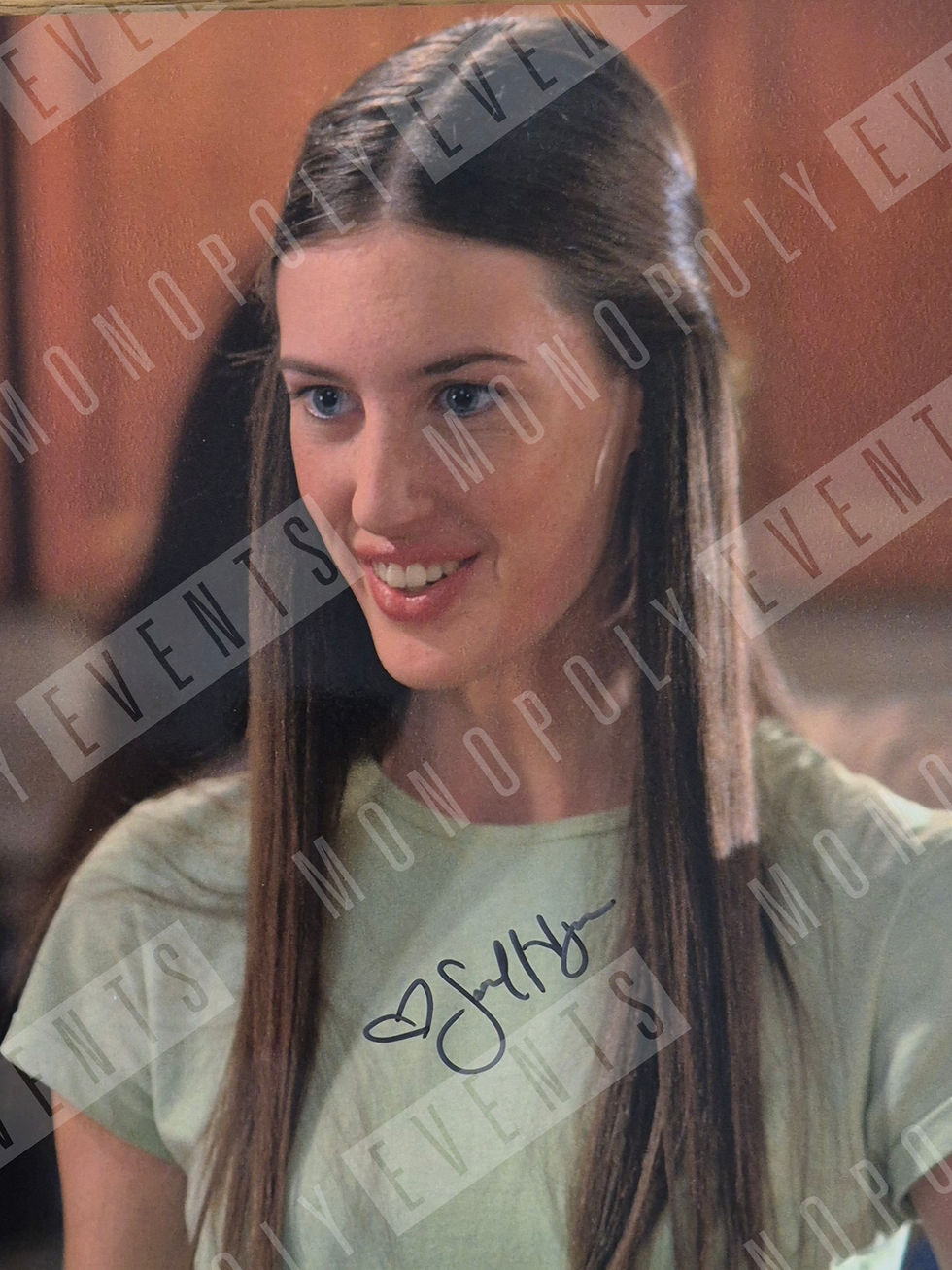 Thumbnail: Sarah Hagan Signed Buffy the Vampire Slayer Smiling 8x10" Print