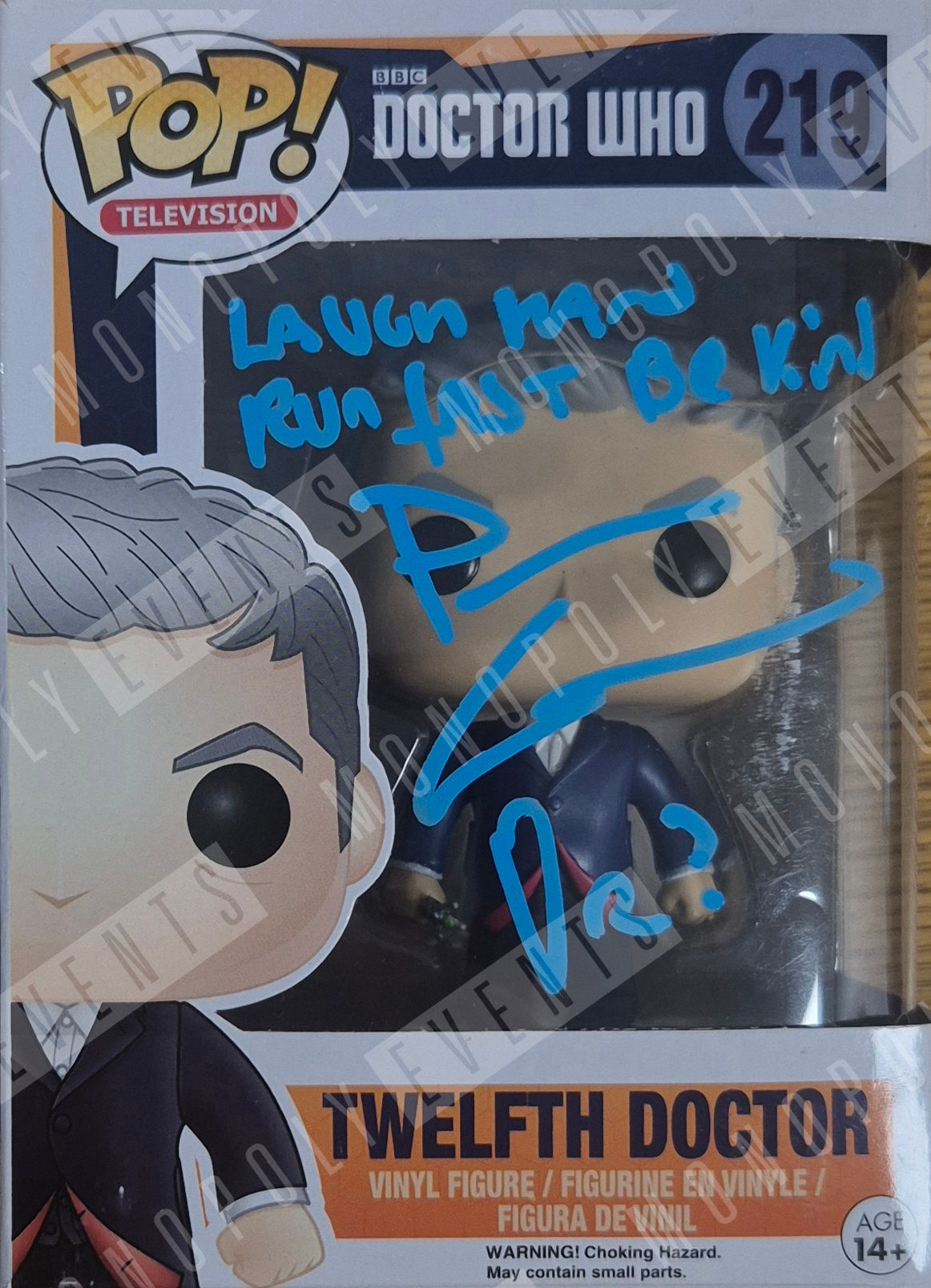 Peter Capaldi Signed Funko #219 Television Doctor Who Twelfth Doctor