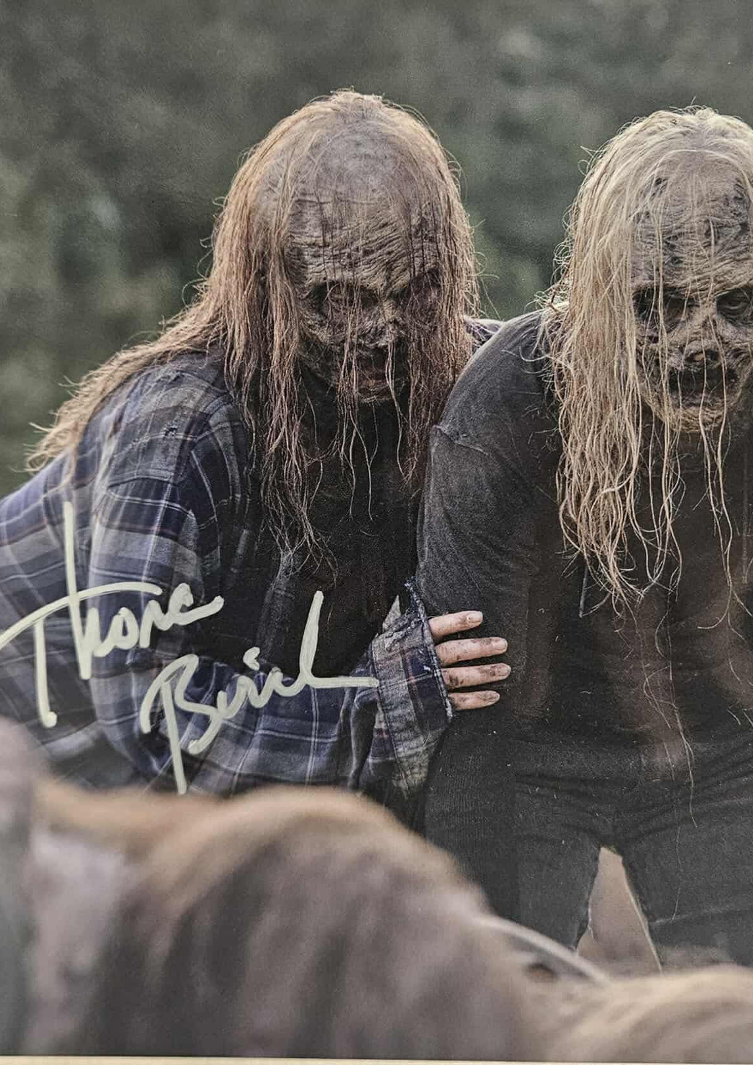 10x8" Gamma with Another The Walking Dead Print Signed by Thora Birch