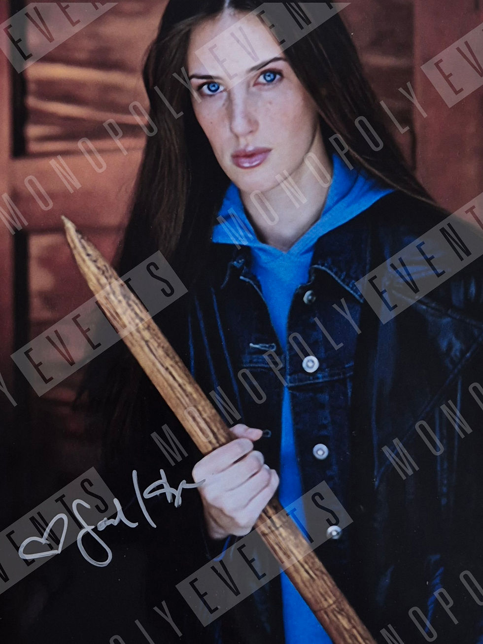 Thumbnail: Sarah Hagan Signed Buffy the Vampire Slayer Stake 8x10" Print