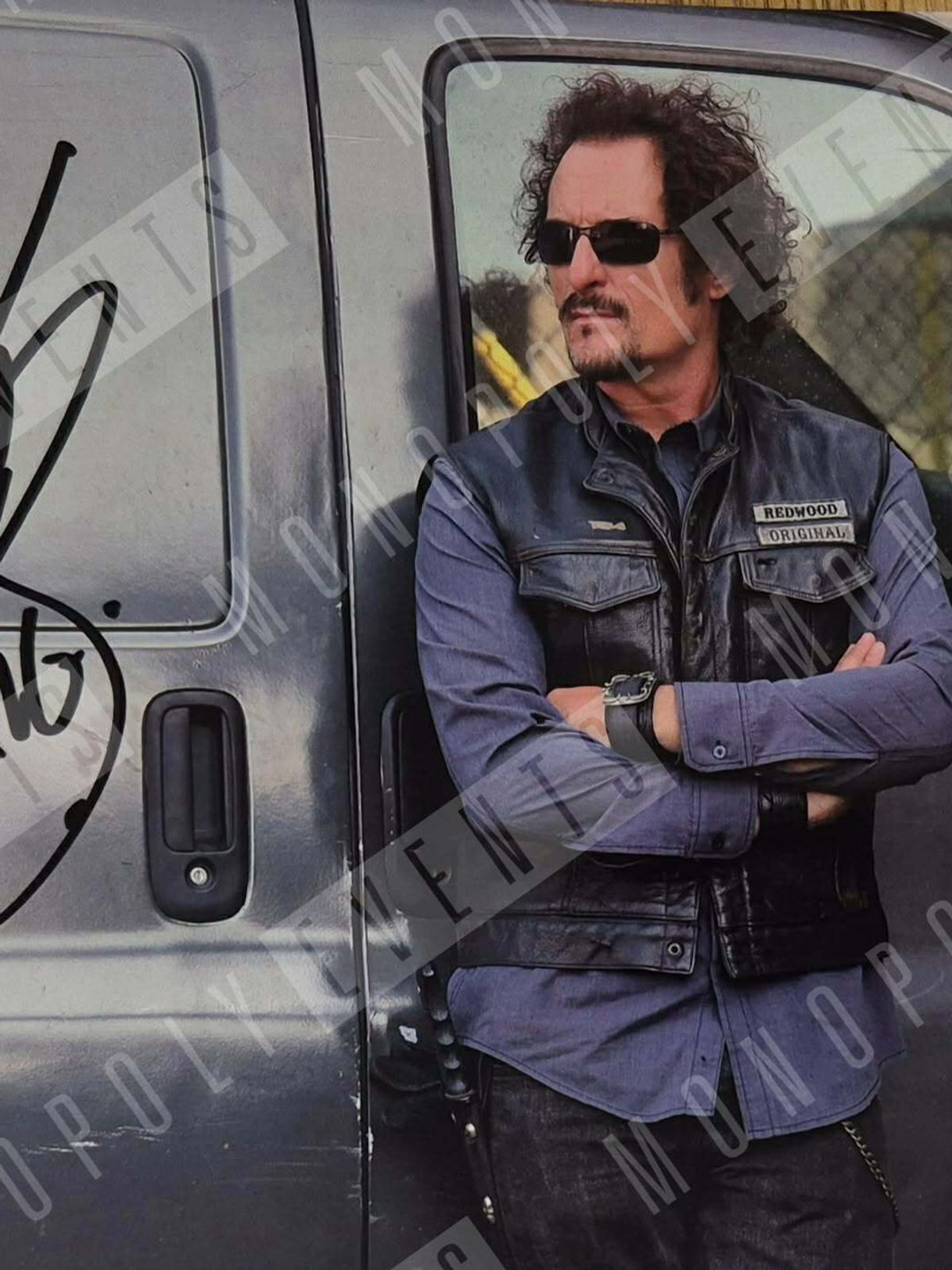 Kim Coates Signed Sons of Anarchy Van 10x8" Print
