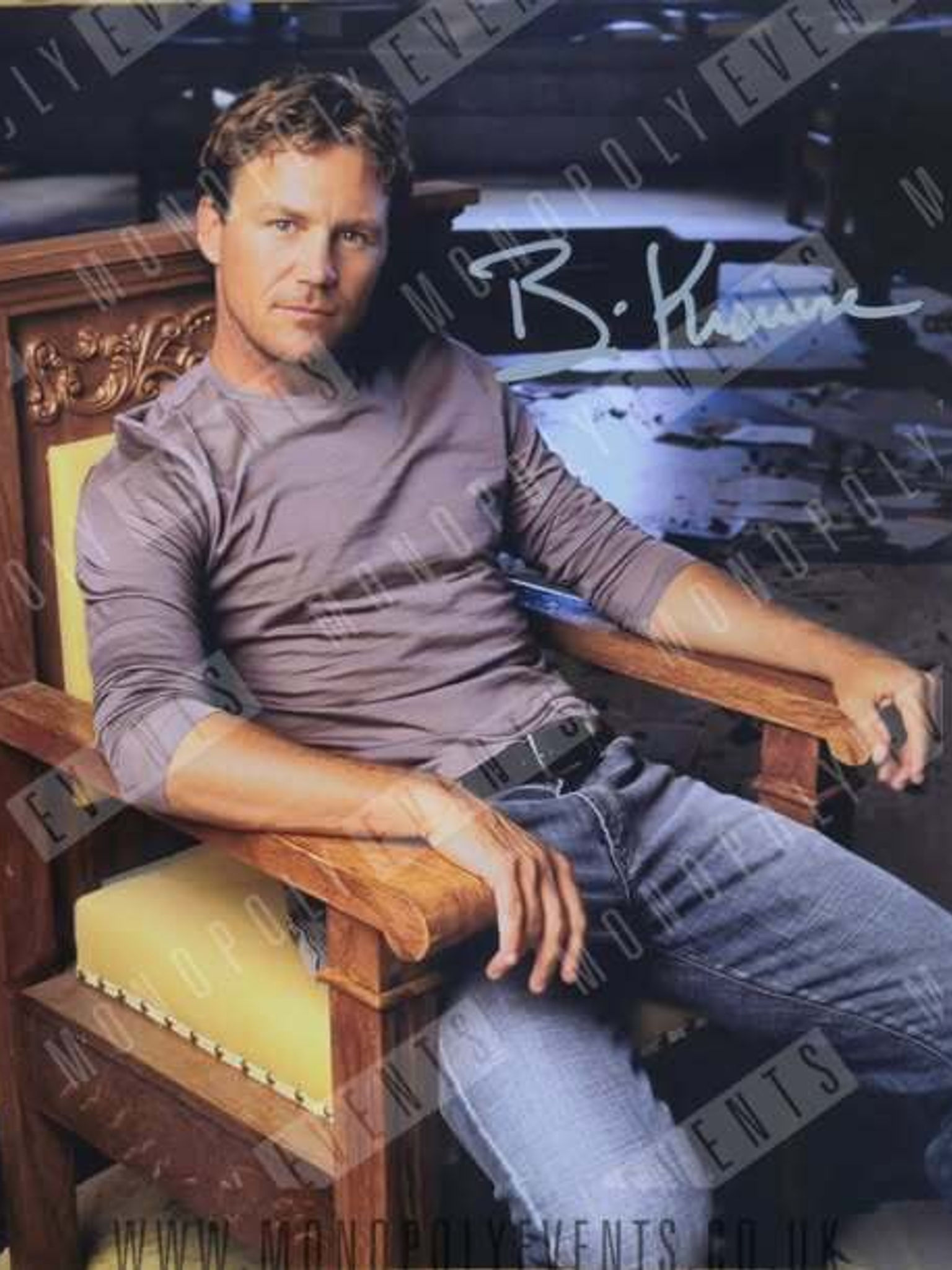 Brian Krause Signed Charmed Chair 8x10" Print