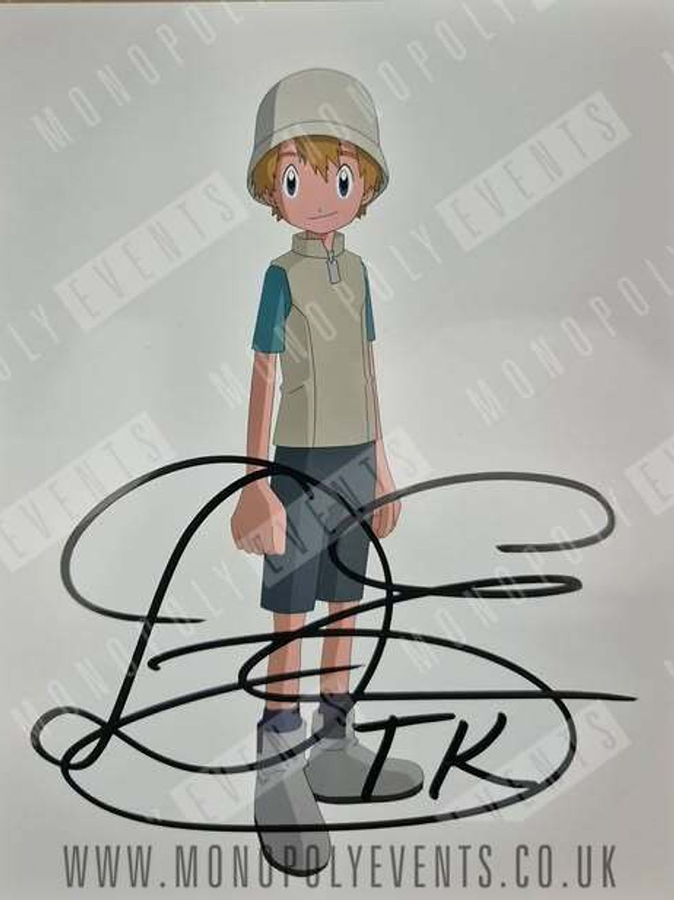 Thumbnail: Doug Erholtz Signed Digimon 8x10” Print