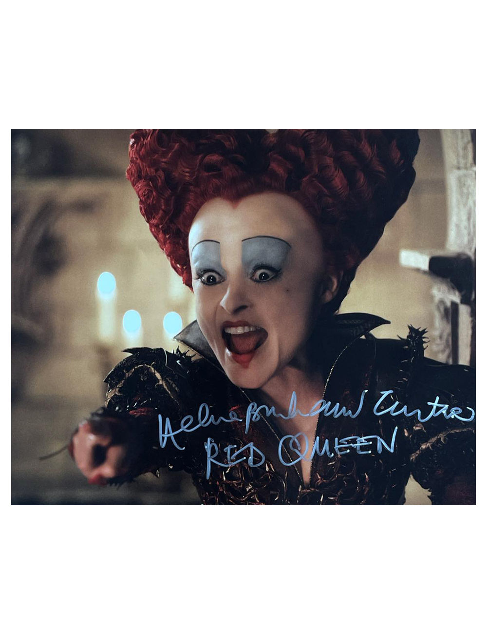 10x8 Alice in Wonderland Print Signed by Helena Bonham Carter